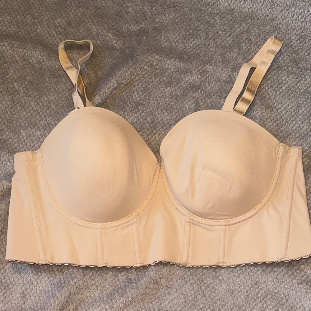 Sea Bbot Cream Women's Bustier Bra